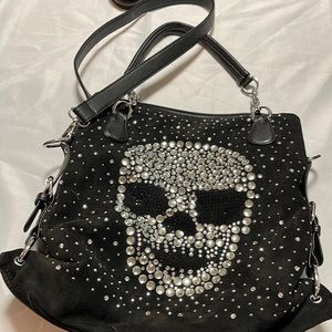 Purse. Bling Skull